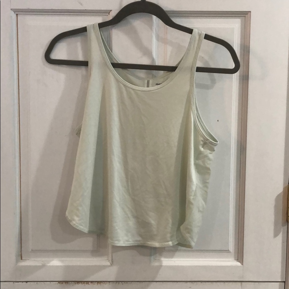 Mint green athletic tank from Abercrombie & Fitch